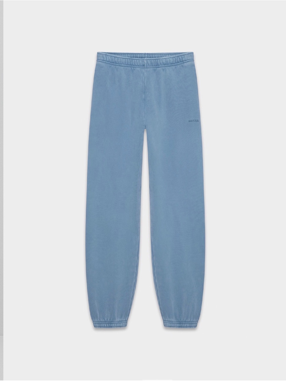 Aritzia Mega Sweatpant Cozy Sweatfleece XL Indigo Blue Oversized Joggers - Picture 6 of 16